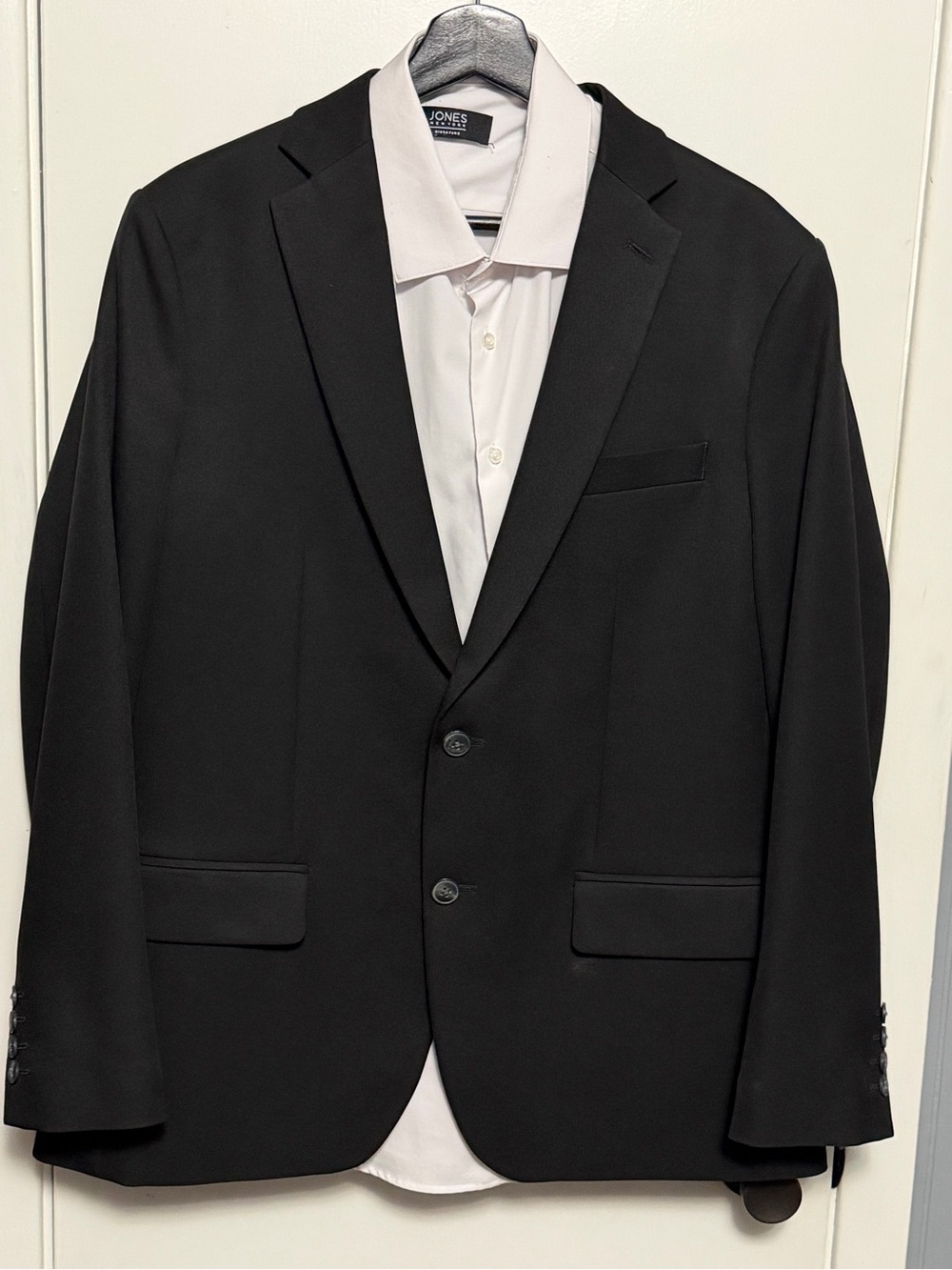 Haggar Men's Black Two-Button Suit Jacket